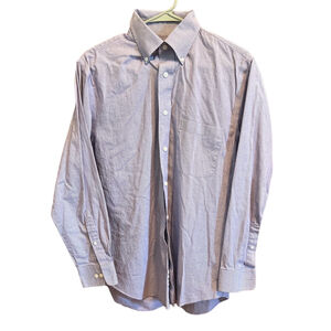 Croft and Barrow Purple Dress Shirt Mens 15 1/2 32/33